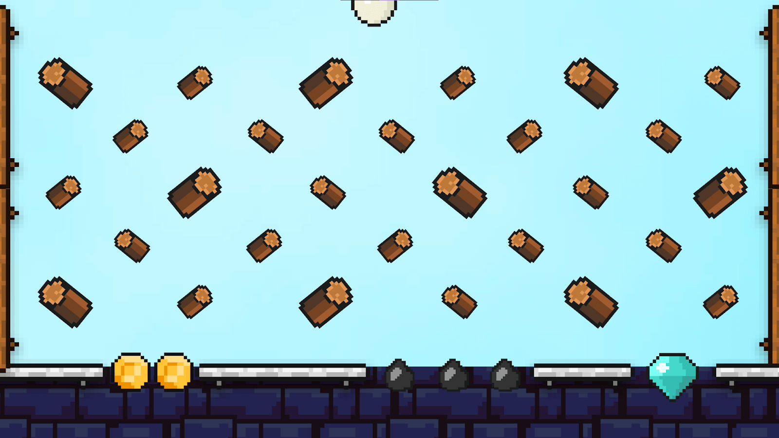 Screenshot of the Pachinko Game